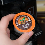 CAFFE DE AROMA DONUT BLEND COFFEE SINGLE SERVE CUPS - 24/BOX