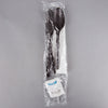 CUTLERY KIT / MEDIUM WEIGHT / BLACK (F,K,S,S&P NAPKIN) (250/CS)