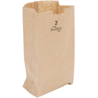 DURO 2 LB. BROWN PAPER BAG - 500/BUNDLE