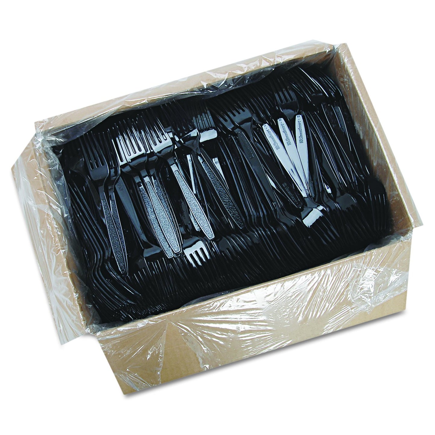 SOLO CUP CULTERY FORK HVY WT BLACK 1M CS