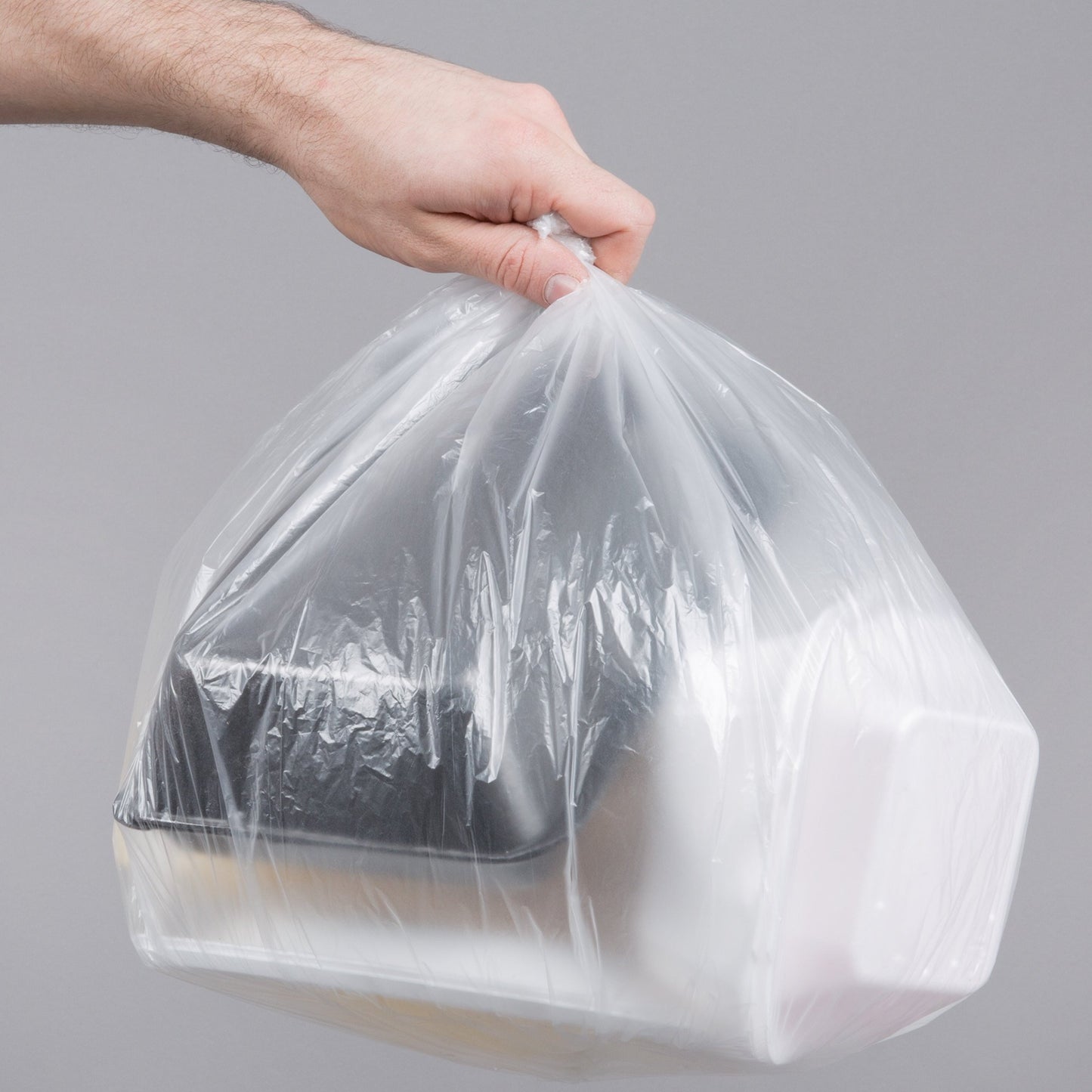 24 X 24 / HIGH DENSITY / 7-10 GAL. / 8 MIC / CLEAR (1,000/CS)