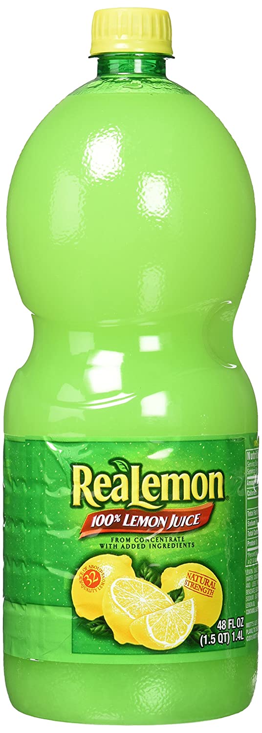 REALEMON 100% LEMON JUICE - 48 OZ. BOTTLE