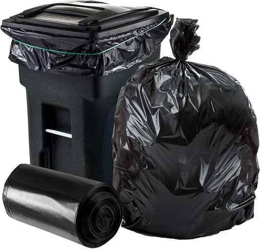 51 X 60 / 65 GAL. / LOW DENSITY / BLACK / 2.0 MIL. (50/CASE)