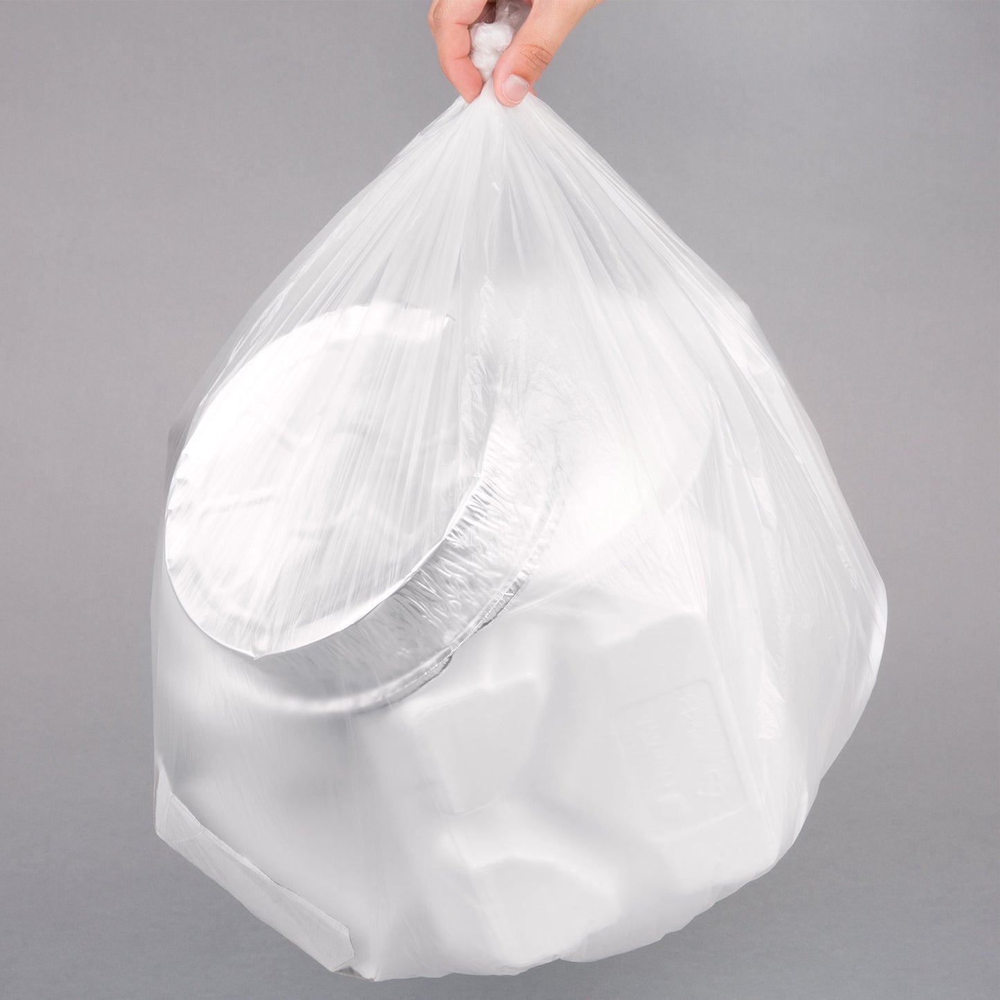 24 X 33 / 13 GAL. / HIGH-DENSITY / CLEAR / 6 MIC. (1,000/CASE)