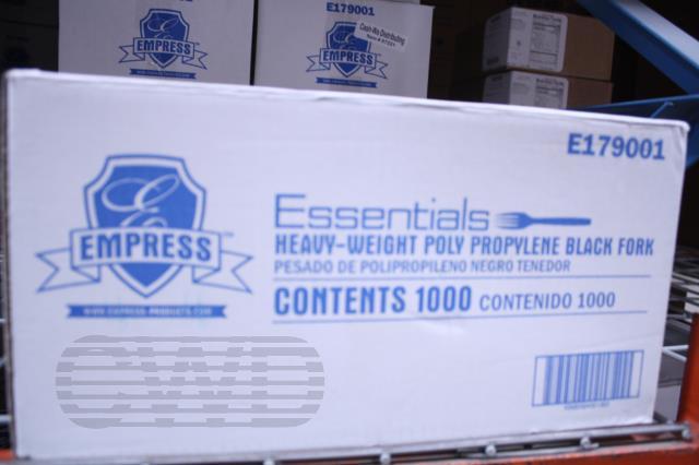 EMPRESS FORK BLACK DENSE PACK HEAVY WEIGHT POLYPRO 1000