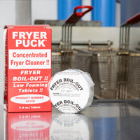 FRYER PUCK 4 OZ. DEEP FAT FRYER CLEANING TABLET - 5/PACK