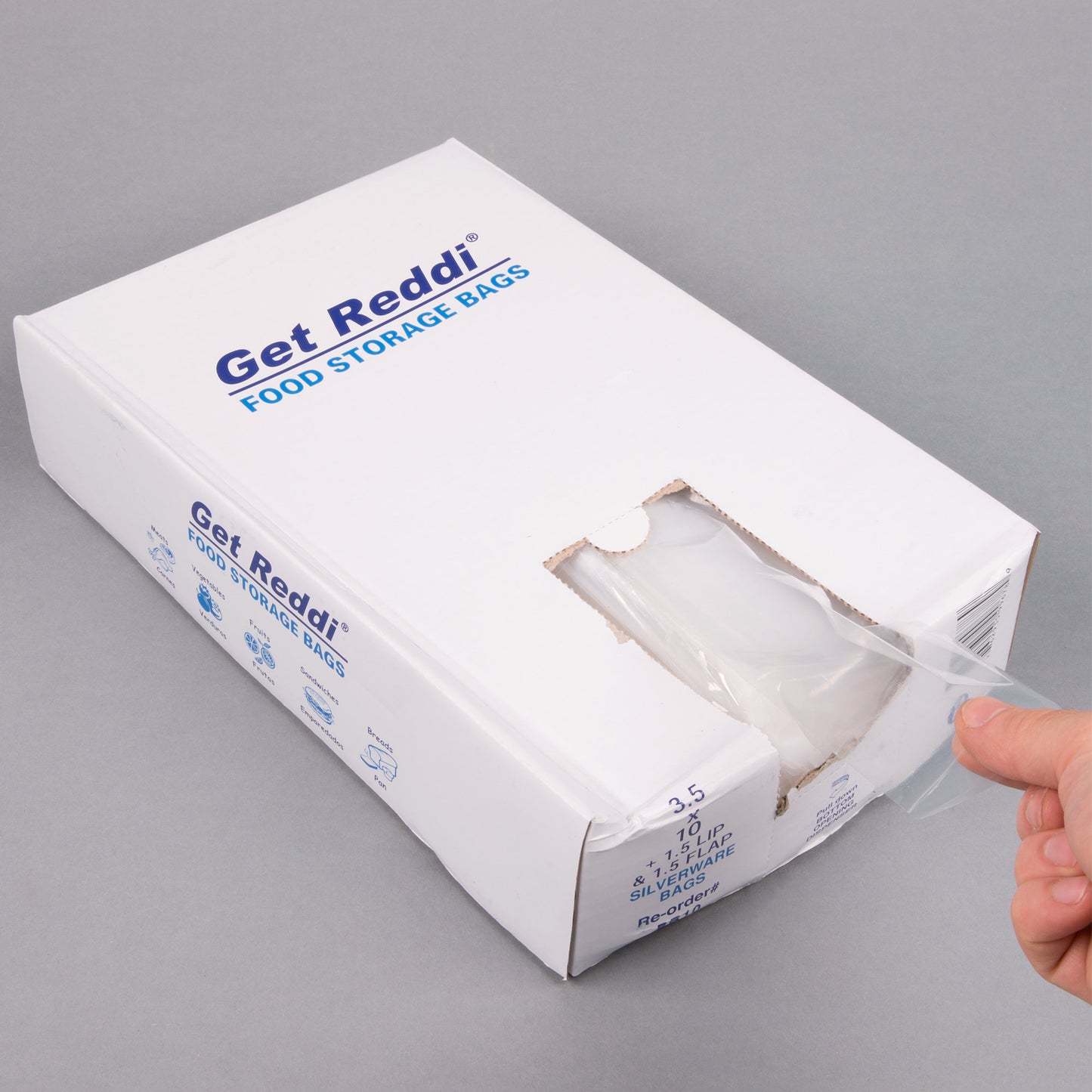 PLASTIC SILVERWARE BAGS / 3.5 X 10 (2,000/CS)
