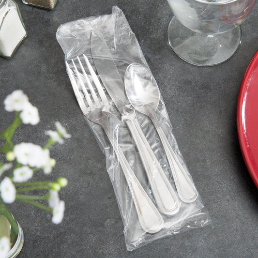 PLASTIC SILVERWARE BAGS / 3.5 X 10 (2,000/CS)