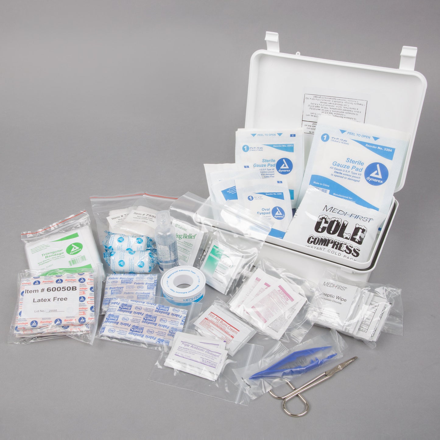 MEDIQUE 740P25P 138 PIECE FIRST AID KIT 25 PERSON