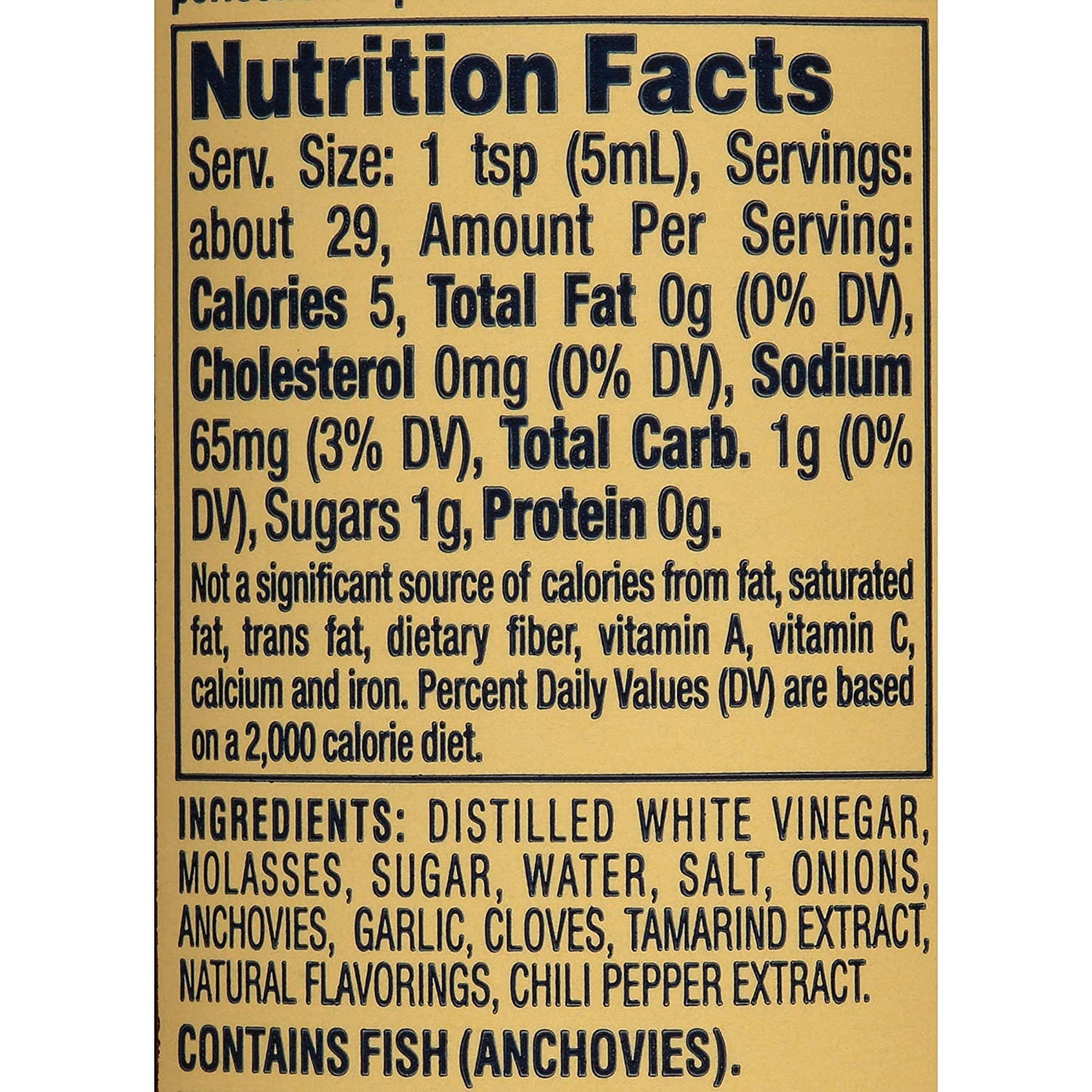 WORCESTERSHIRE SAUCE / 5 OZ (24/CS)