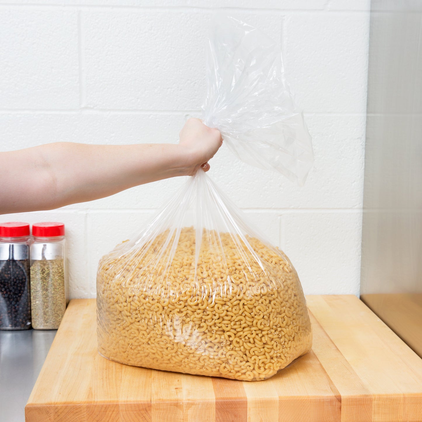 0G-128030 /12" X 8" X 30" / HEAVY DUTY PLASTIC FOOD BAG (500/CS)