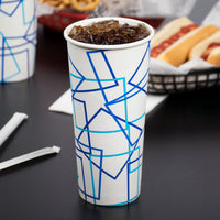 CHOICE 22 OZ. POLY PAPER COLD CUP - 1000/CASE