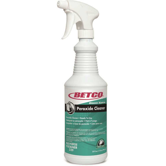 GREEN EARTH® RTU PEROXIDE CLEANER, FRESH MINT SCENT, 1-QUART, CASE OF 12