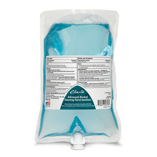 ADVANCED ALCOHOL FOAMING SANITIZER / CLARIO (6/CS)
