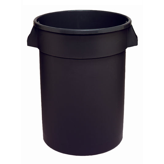 TUFF CAN RECEPTACLE; 32 GALLON, BLACK