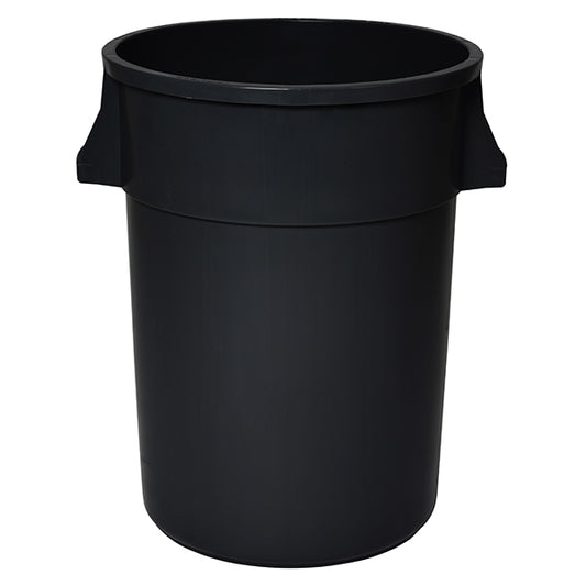 TUFF CAN RECEPTACLE; 44 GALLON, BLACK