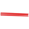 EMPRESS SEMI SLIM STRAW / STIRER UNRAPPED 7.76" RED, 500 BOX