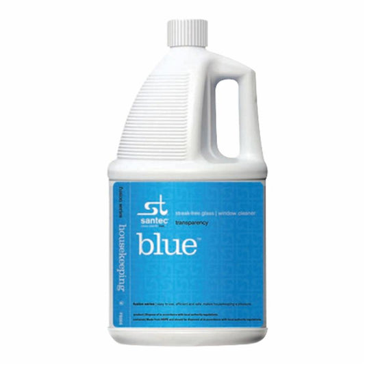 FUSION BLUE / STREAK-FREE GLASS + WINDOW CLEANER / GALLON (4/CASE)