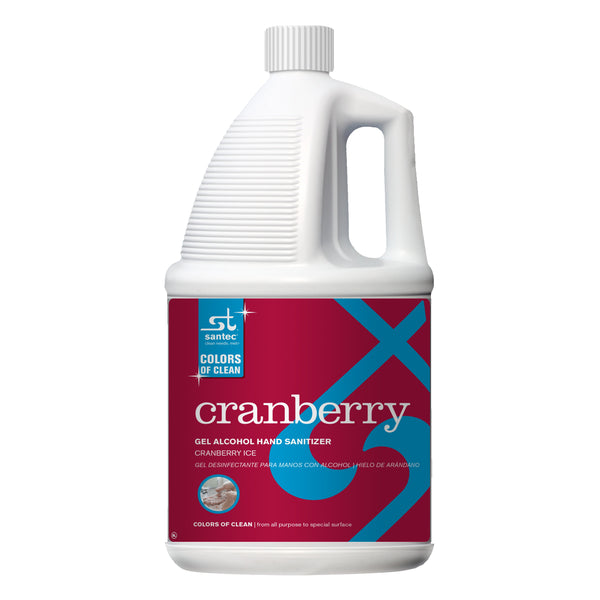 CRANBERRY GEL ALCOHOL HAND SANITIZER, FUSION SERIES HOUSEKEEPING, 1 GAL JUG, CRANBERRY ICE SCENT (4/CS)