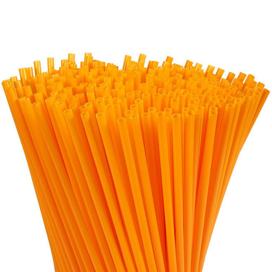 ORANGE STRAW / 10 INCH / PACK OF 300