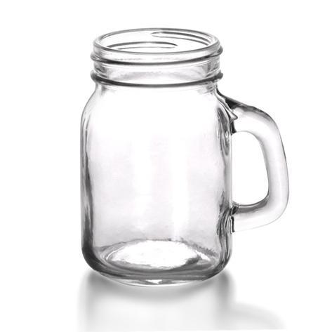 4.5 OZ BARCONIC MASON JAR WITH HANDLE (48/CASE)