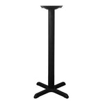 BARCONIC CAST IRON TABLE BASE - STANDARD HEIGHT (28") "X" FOOT