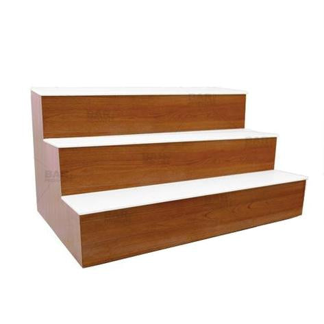 LIQUOR SHELF / 3 TIER / WILD CHERRY / MULTI COLOR LED'S / 36" LENGTH