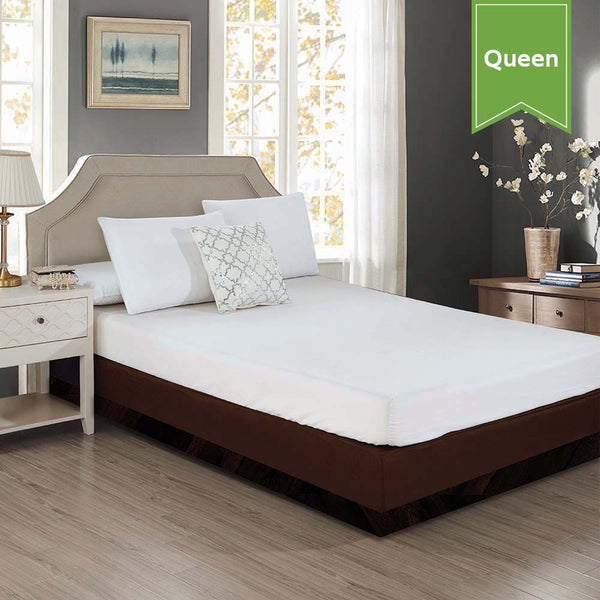 FITTED BOX SPRING WRAP / QUEEN / BROWN / 60 X 80 + 105 (EACH)