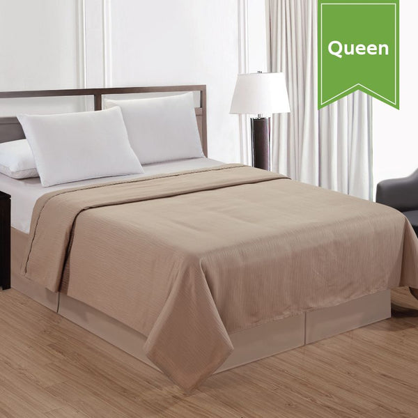 TOP SHEET / WATER STREAMS / JAZZY TAUPE / QUEEN / 94 X 96 (EACH)