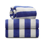 CABANA POOL TOWEL / BLUE STRIPE / 30 X 60 / 9.00 LBS (DOZEN) (5 DZ/CS)