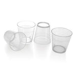1.5 OZ BARCONIC CLEAR PLASTIC SHOT GLASSES WITH 1.25 OZ POUR LINE (24/PK)