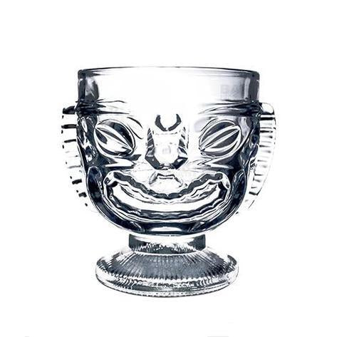 16 OZ BARCONIC DOUBLE SIDED HAPPY / SAD TIKI GLASS (12/CS)