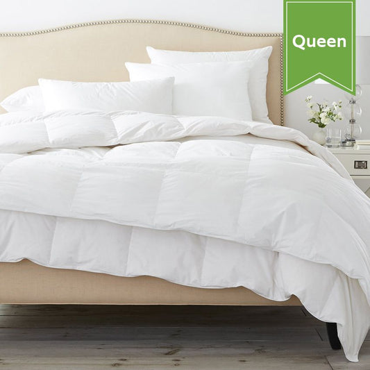 LUXURY DUVET INSERT / T-235 100% COMBED COTTON SHELL / FULL/QUEEN / 90 X 95 (EACH)