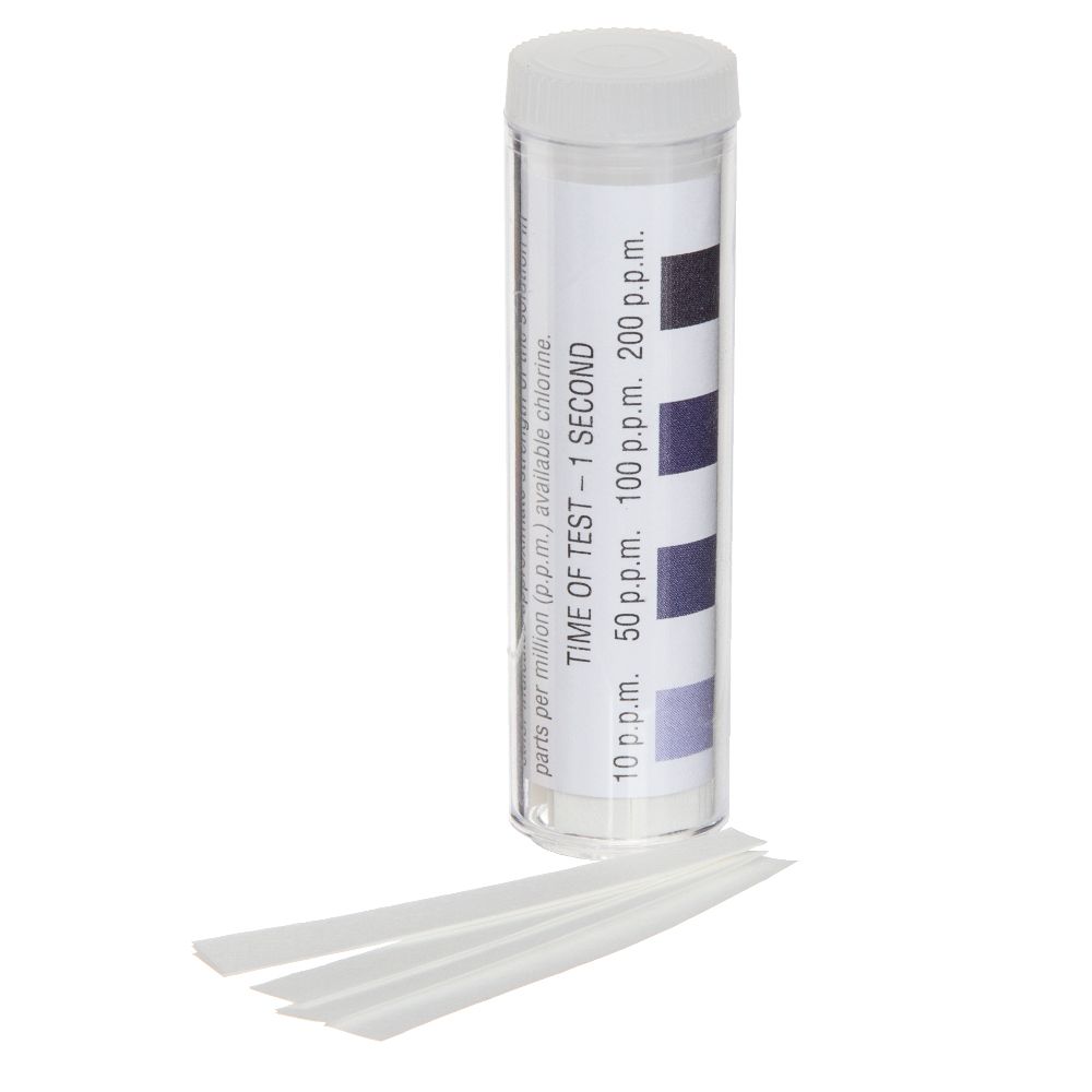 CHLORINE TEST STRIP - 100/VIAL