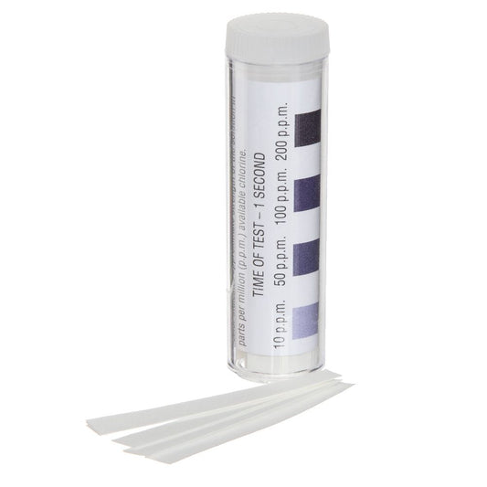 CHLORINE TEST STRIP - 100/VIAL
