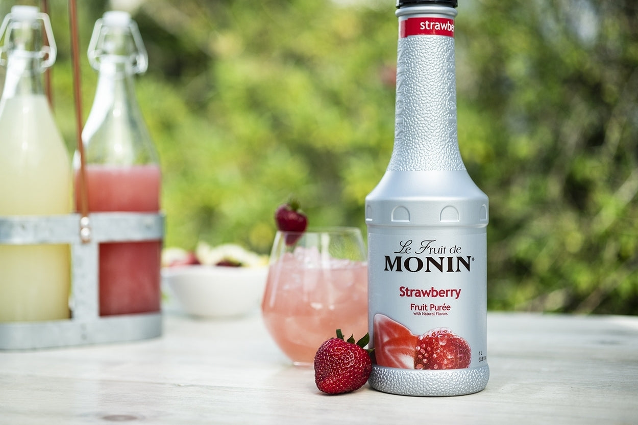 STRAWBERRY PUREE MONIN / LITER (4/CS)