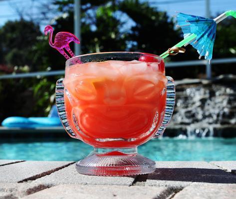 16 OZ BARCONIC DOUBLE SIDED HAPPY / SAD TIKI GLASS (12/CS)