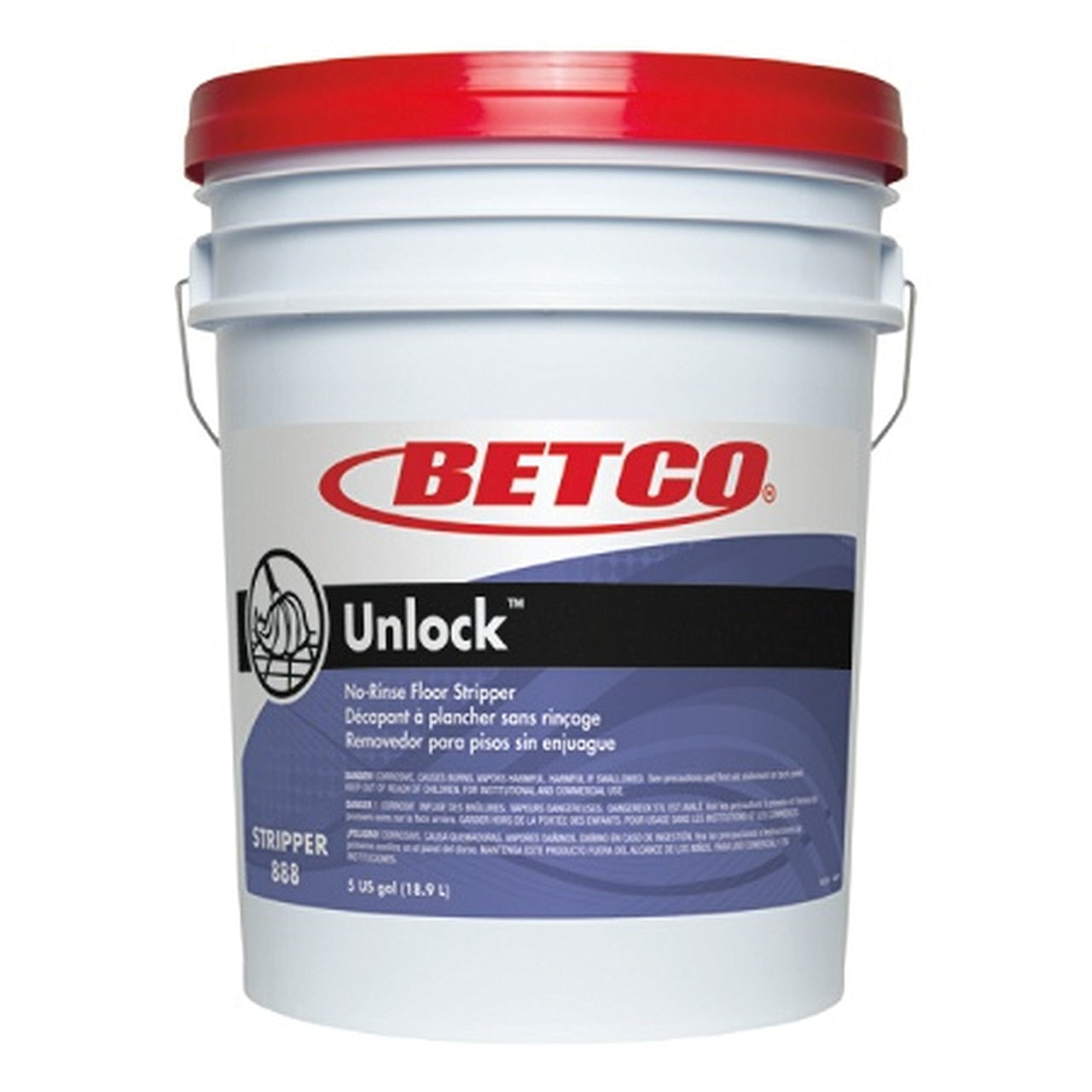 UNLOCK NO-RINSE FLOOR STRIPPER (5 GAL PAIL)