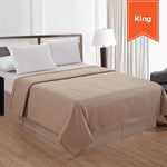 TOP SHEET / WATER STREAMS / JAZZY TAUPE / KING / 108 X 96 (EACH)