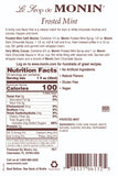 MINT, FROSTED / MONIN / 1 LITER / (4/CS)
