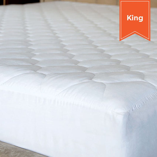 REGULAR MATTRESS PAD FITTED / KING / 78 X 80 X 15