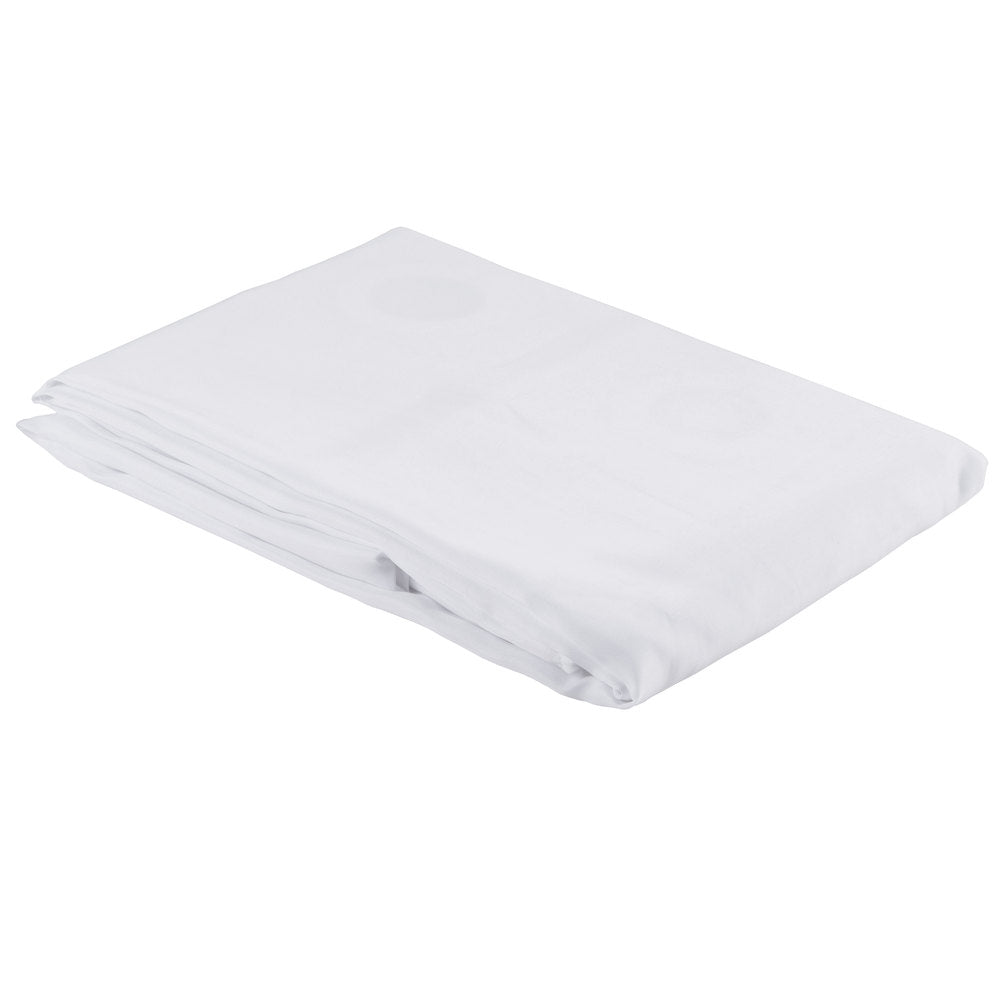 SHOWER CURTAIN / 71 X 74 / WITHOUT WINDOW / WHITE / !00% 95 GSM VIRGIN POLYESTER FABRIC
