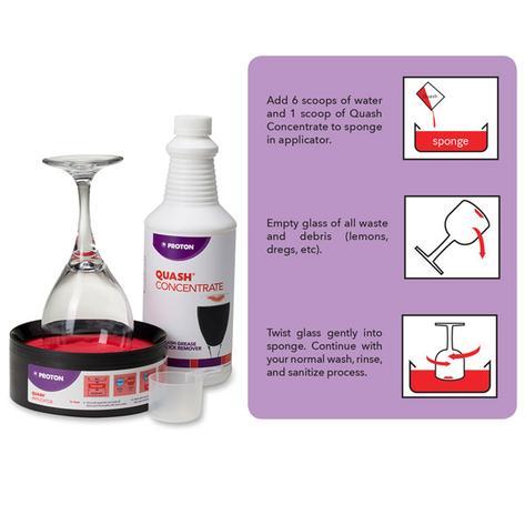 QUASH PRE-WASH GREASE & LIPSTICK REMOVER CONCENTRATE