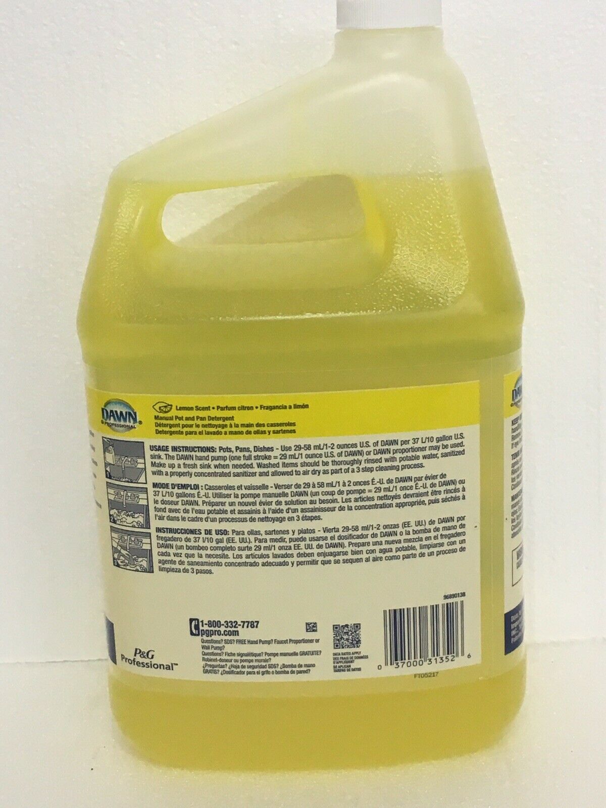 LEMON FRESH DISH SOAP - 1 GALLON