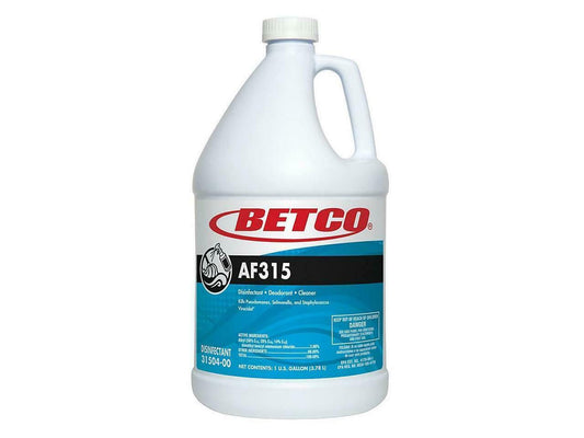 AF315 DISINFECTANT CLEANER, CITRUS FLORAL SCENT, 1 GALLON, CASE OF 4