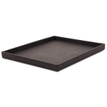 ROOM TRAY / HUDSON LEATHERETTE COLLECTION / LARGE TRAY / 11" X 13" / BLACK