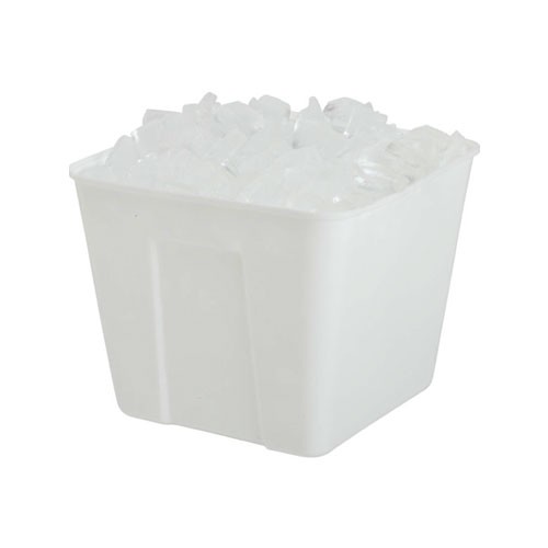 ICE BUCKET / 1.5 QUART / SQUARE / WHITE / EACH (48/CS)