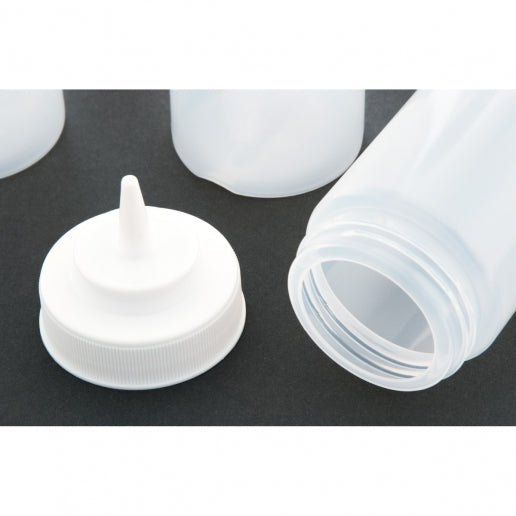 SQUEEZE BOTTLES / CLEAR / 24 OZ (6/PACK)